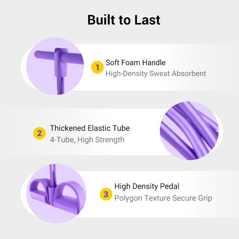 ✨2025 Hot Sale🔥32 Fitness Resistance Bands-4 Tube Pedal Ankle Puller