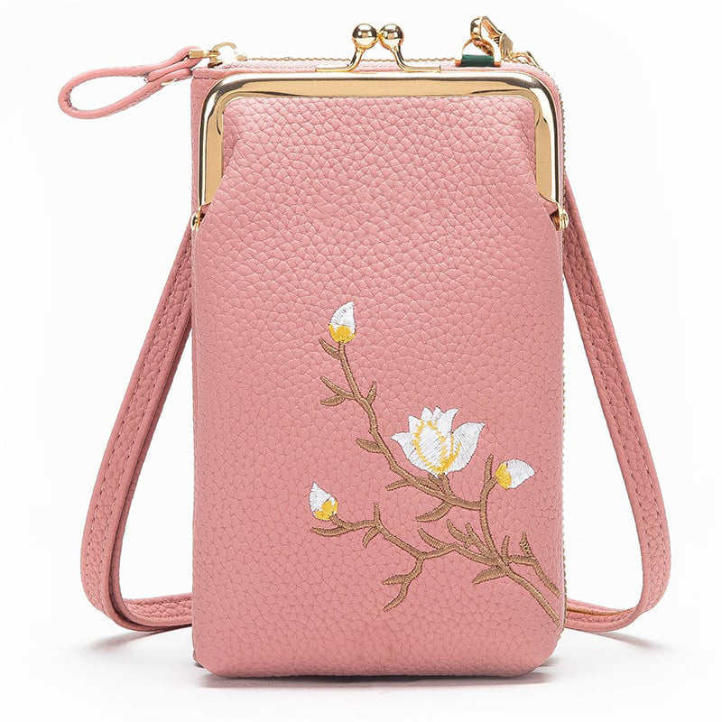💗Hot Sale 50% OFF🌸Women Sling Cross-Body Wallet with Mobile Cell Phone Holder