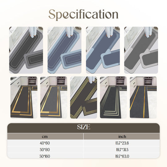 💎 50% OFF! 💎 Non-Slip & Super Absorbent Floor Rugs – Ultra-Soft, Quick-Drying Bath Mat for a Dry & Safe Home