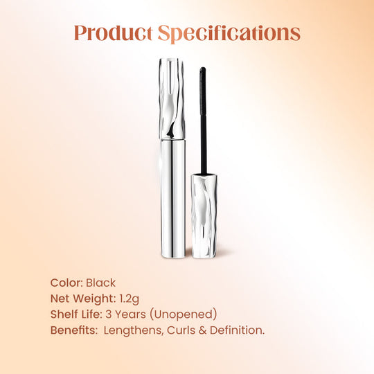 💞50K+ SOLD!👁️✨ All-Day Beautiful Lashes, Smudge-Proof! Waterproof Fiber Mascara for Natural Volume