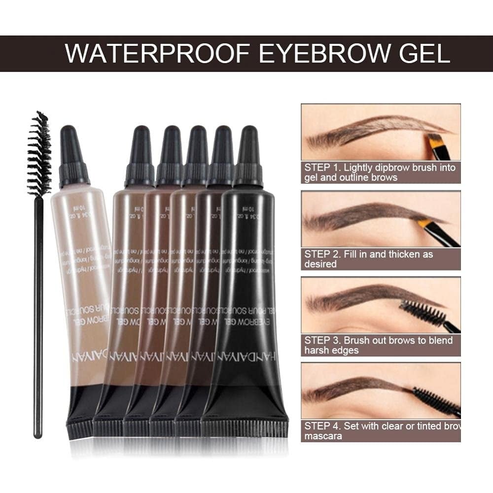 💕Long-lasting Waterproof Smudge-proof Liquid Eyebrow Gel/Tint(With Free Brush)