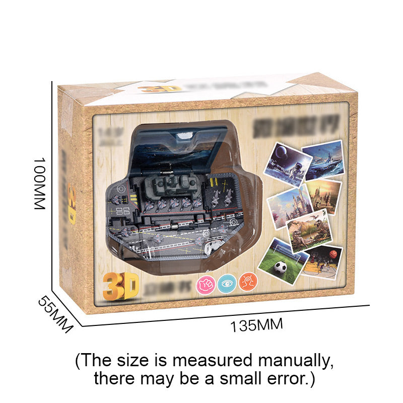 3D Foldable Dinosaur Castle Book Keychain