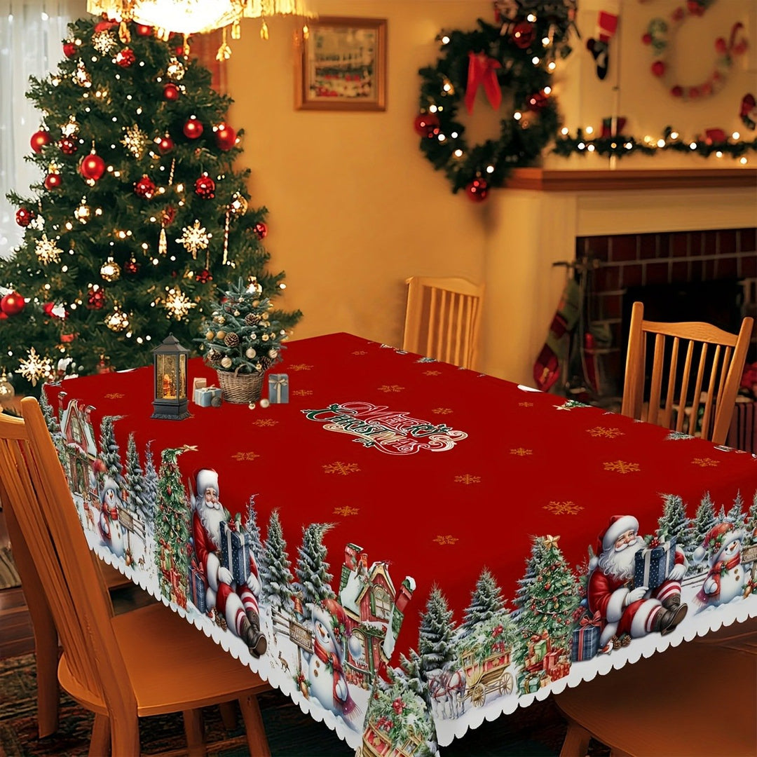 💥DERNIER JOUR DE VENTE -50%⏰50 000+ VENDUS ! ✨Nappe de Noël