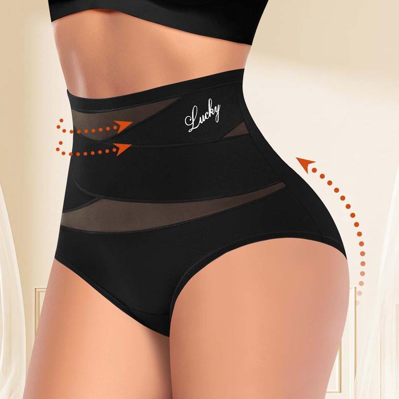 🌸Last Day-Buy 1 Get 3 Packs✨Plus-Size High-Waist Cross Tummy Control Panties