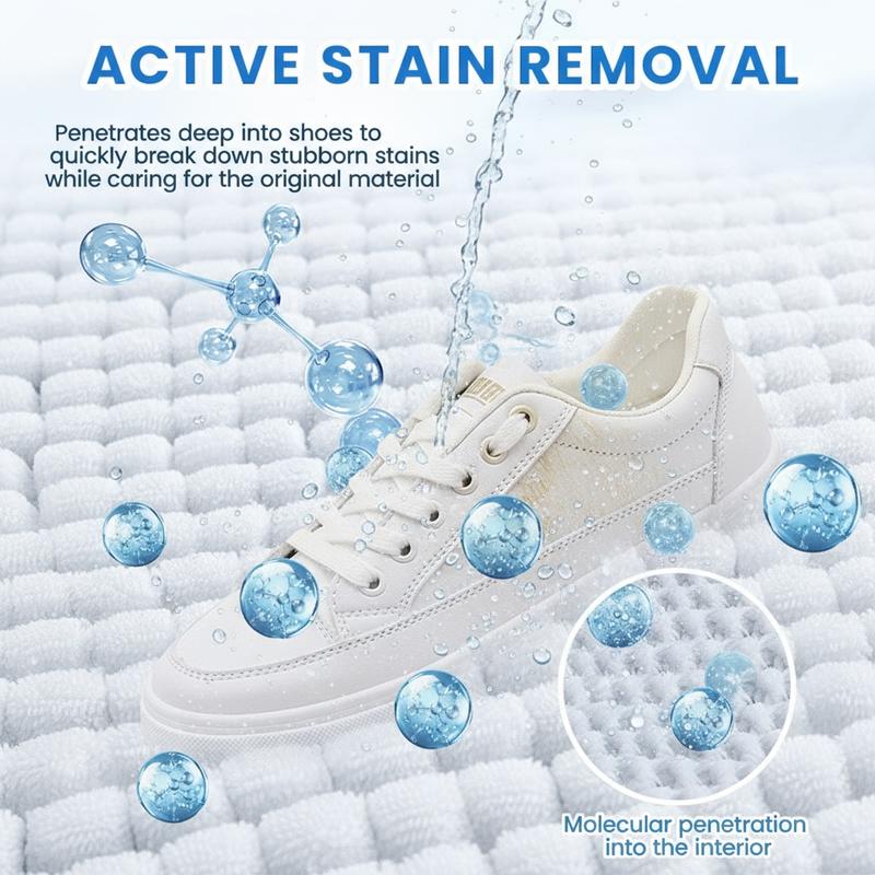 🧼No-Wash Shoe & Leather Cleaner Cream - Stain Remover with Sponge