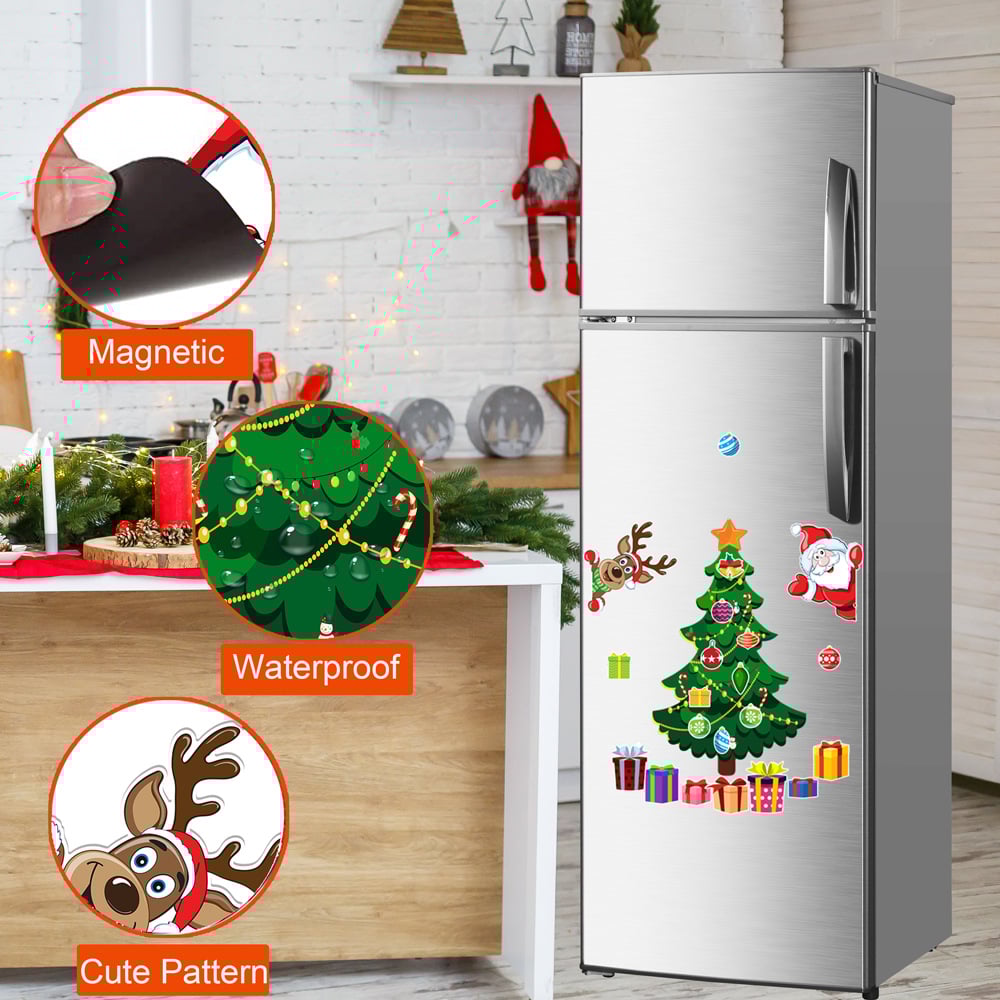 🎁Kerstuitverkoop 50% korting🎅 Magnetische sticker met kerstthema🎄Leuk, feestelijk & Gezinsvriendelijk!