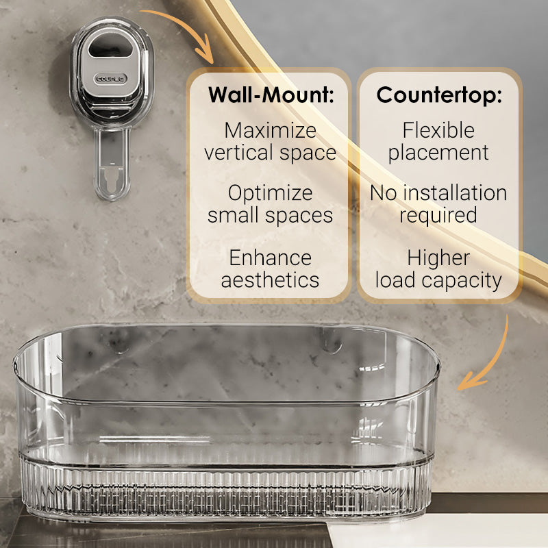 🔥New Upgrade 🍃Hot Sale 50% Off🔥Suction Cup Storage Rack with Drain Hole【Factory direct sales】