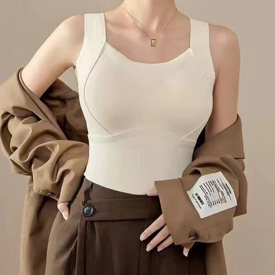 💃2025New 50%OFF✨Thickened Warm Tank Top with Lined Bra