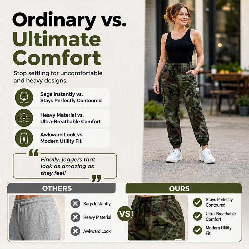 Women's Cargo Pants Lightweight Outdoor Joggers