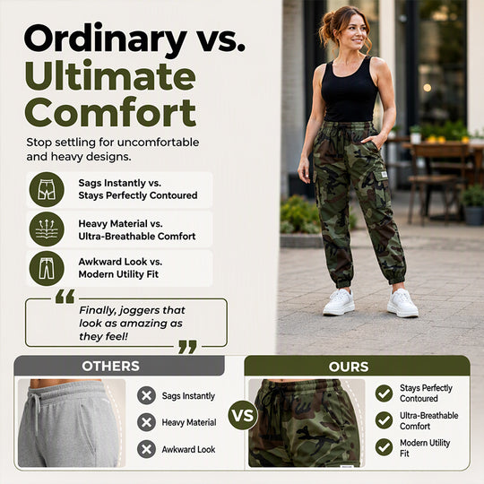Women's Cargo Pants Lightweight Outdoor Joggers