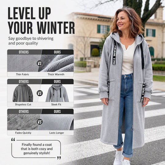 🔥2026 New Arrival✨ Women's Hooded Long Sweatshirt