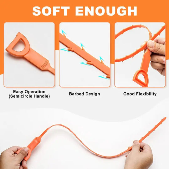 🌟 49% OFF NOW! 🛠️ 20.5-inch Drain Snake – Flexible, durable & easy to use – Clears clogs in sinks, tubs & pipes fast 💧