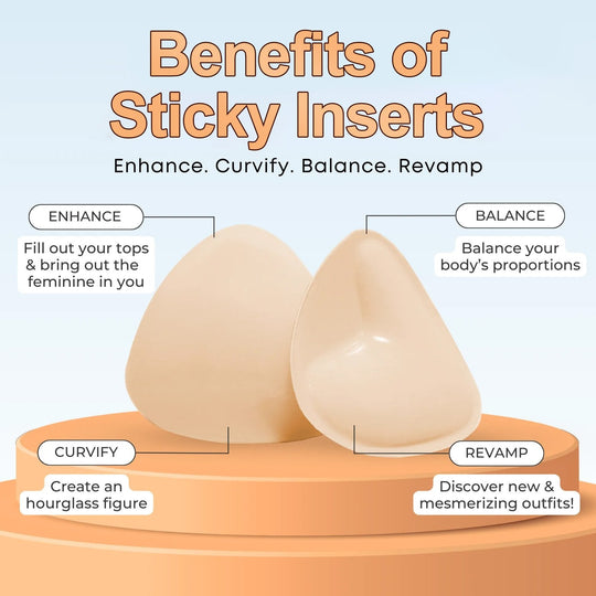💕Best Seller-60% OFF💜Lift Inserts for Bras – Lightly Padded, Double-Sided Adhesive👙 Reusable, Washable • Natural Lift • Seamless Under Clothing ✨