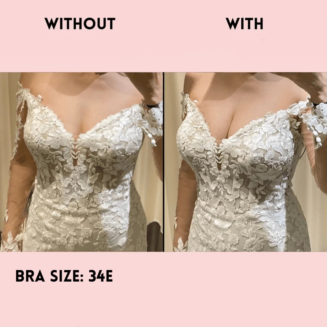 💕Best Seller-60% OFF💜Lift Inserts for Bras – Lightly Padded, Double-Sided Adhesive👙 Reusable, Washable • Natural Lift • Seamless Under Clothing ✨