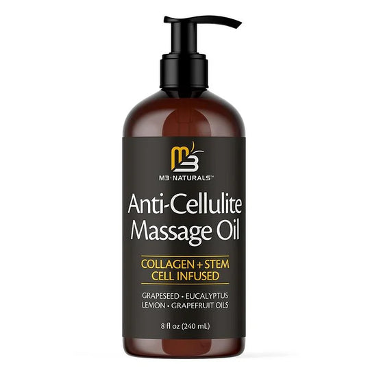 Body Care & Skin Care Massage Oil - Topical Collagen and Plant Stem Cell Body Oil to Restore Texture and Elasticity - Soothing Body Oil