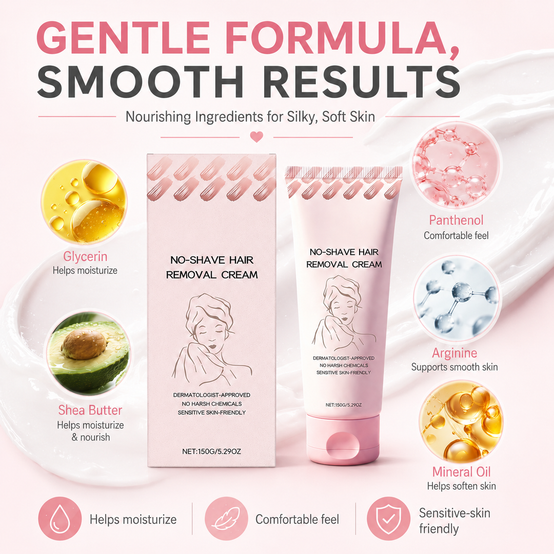 ⏰ SUMMER FLASH SALE – 50% OFF ☀️ Get Baby-Smooth Skin Instantly! Nourishing Depilatory Cream That Gently Removes Hair & Refines Texture. Stock Up Now! 🧴💖
