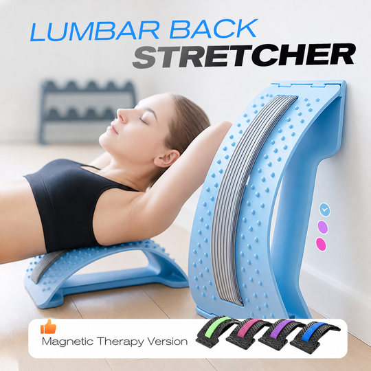 ❤️💥2026 New Arrivals💥Magnetic Lumbar Stretcher – Acupressure Massage, Portable Design & Relieves Back Pain ✨
