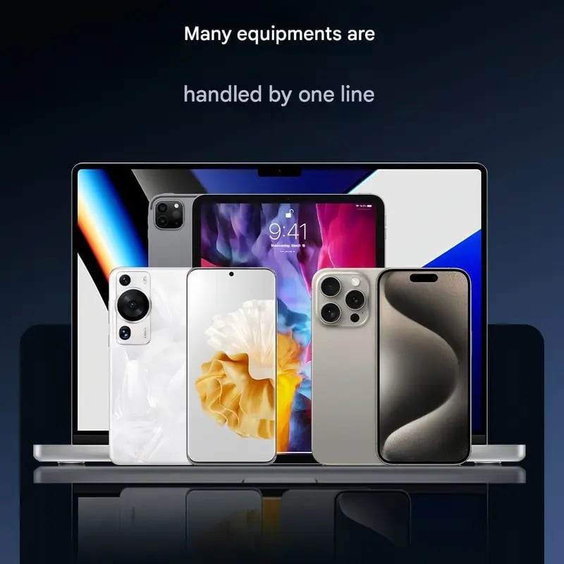 🎁 Christmas Early Sale 🔥 2-in-1 Braided Fast Charge Cable With Built-in Phone Stand