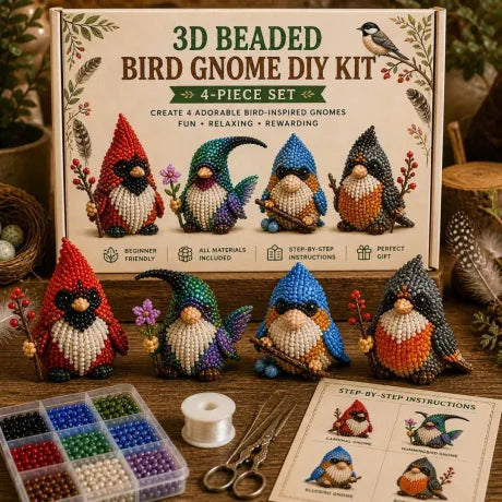 🏆Limited Time Sale 50% OFF🧵✨Petite 3D Beaded Animal Craft Kit