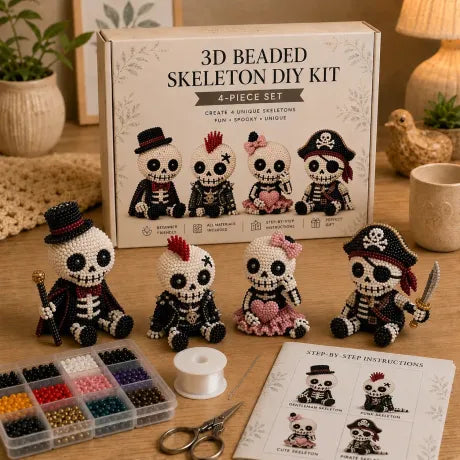 🏆Limited Time Sale 50% OFF🧵✨Petite 3D Beaded Animal Craft Kit