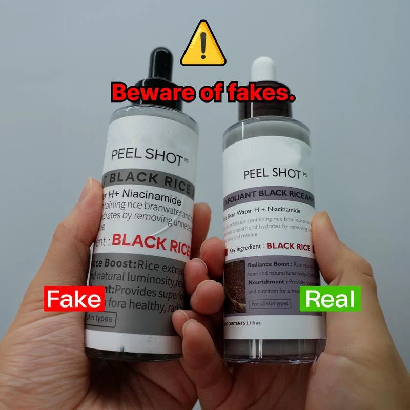 [Dr.Melaxin Official] Peel Shot Glow Rice Ampoule Duo - Serums for Brightening, Exfoliating, and Moisturizing - Suitable for All Skin Types