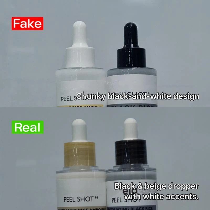 [Dr.Melaxin Official] Peel Shot Glow Rice Ampoule Duo - Serums for Brightening, Exfoliating, and Moisturizing - Suitable for All Skin Types