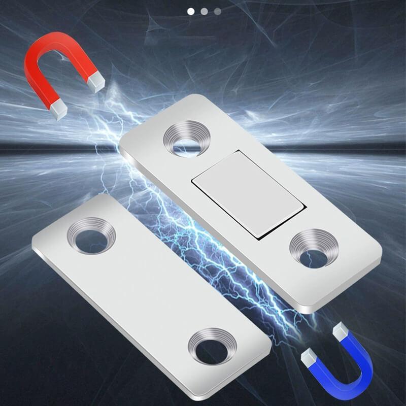 🚪🧲 LIMITED-TIME 50% OFF! 6-Piece Ultra-Thin Magnetic Door Catch Set – No-Drill Installation, Strong Hold & Stainless Steel Design 🏠