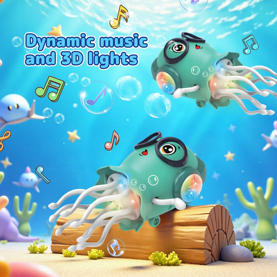 🏆Hot Sale⚡Magic Dancing Octopus Toy： LED Lights, Music & Smart Obstacle Avoidance