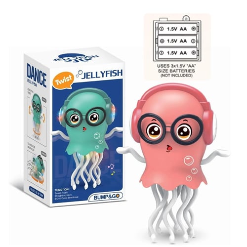 🏆Hot Sale⚡Magic Dancing Octopus Toy： LED Lights, Music & Smart Obstacle Avoidance
