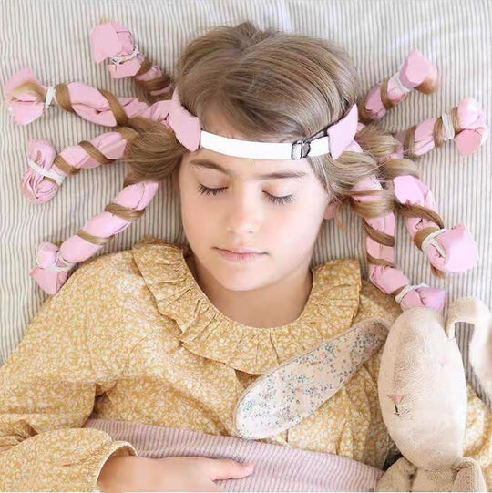 💥OFFERTA SPECIALE💥Fascia per capelli da indossare durante la notte, ferro arricciacapelli senza calore🧑‍🦱🥰