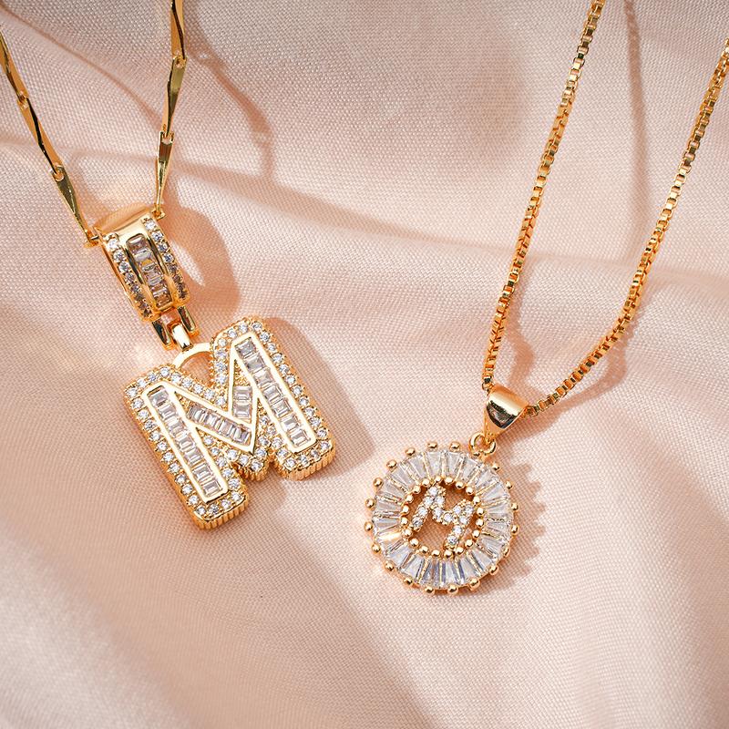 💍 2 Pack✨ Initial Letter Pendant Necklaces-Best Gift for your friends💝
