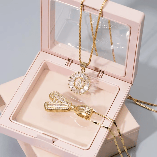 💍 2 Pack✨ Initial Letter Pendant Necklaces-Best Gift for your friends💝