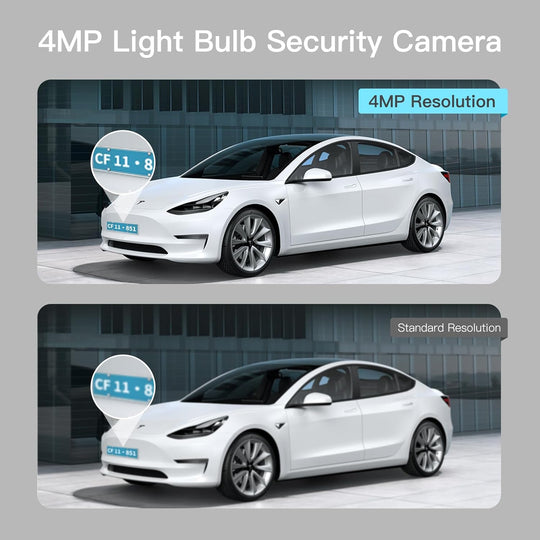 🔥LAST DAY PROMOTION✨4MP Light Bulb Security Camera 5G&2.4GHz Wireless Outdoor Indoor Camera with Night Vision