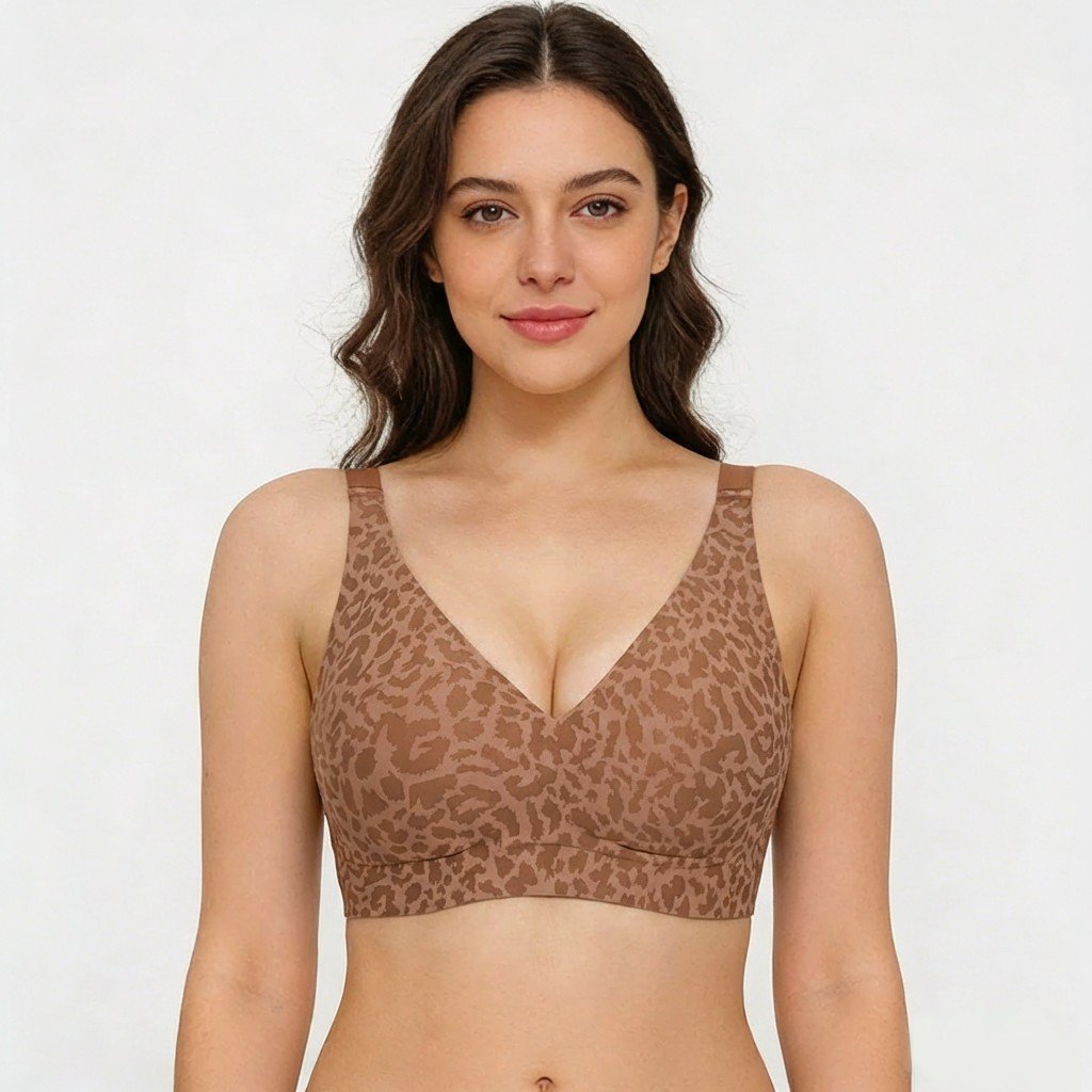 🔥Super Firming Retro Leopard Print Bra | Women Wirefree Bras 👍No More Sagging Breasts