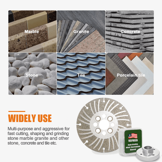 🔥Angle Grinding Wheel - Electroplated Diamond - 4 1/2" /5"/6" PLUS+