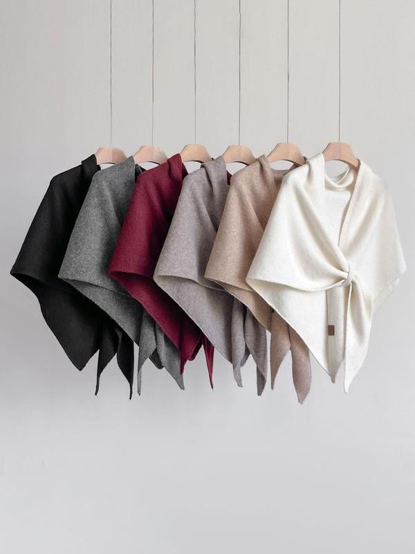 Last Day Promotion - 50% OFF💖Women's Solid-Color Cashmere Scarf, Your Everyday Touch of Elegance!🍂