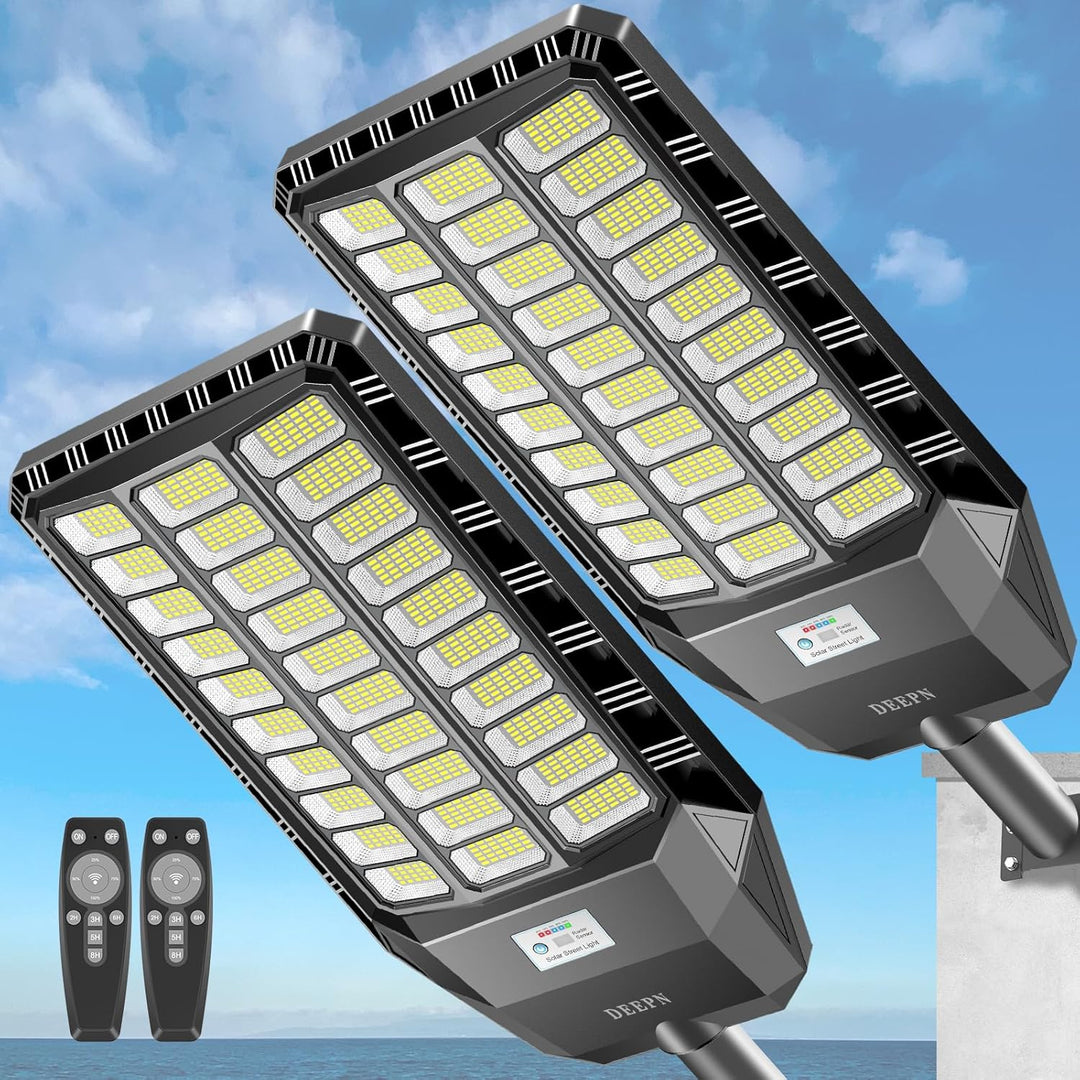 ☀️ 50% OFF！Solar LED Street Light – Ultra Bright Outdoor Security Light