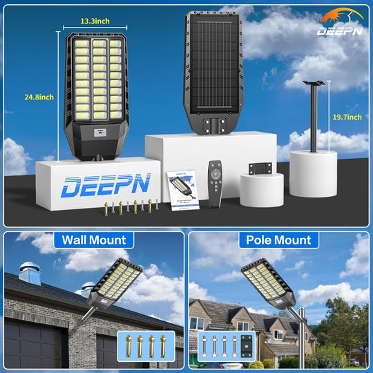 🎁Limited-time offer!💥☀️Ultra Bright Solar Led Street Light System