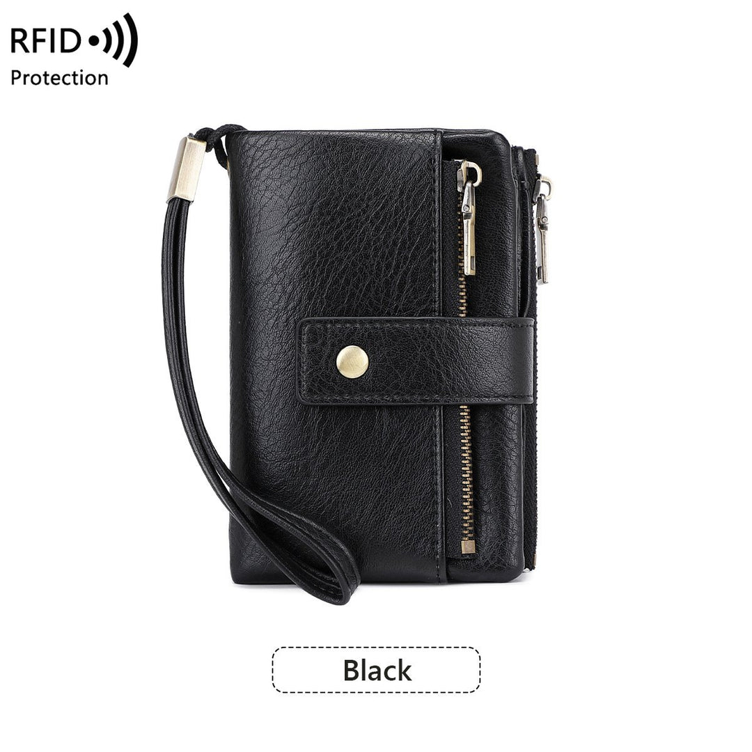 Women's RFID Blocking Leather Wallet