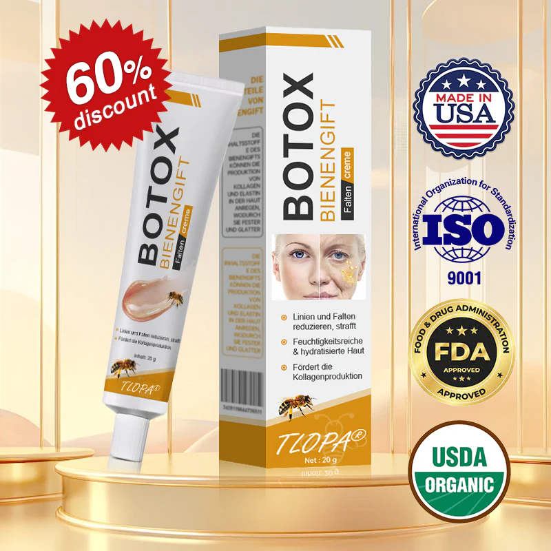 (Made and Shipped from USA) 🧑‍⚕️TLOPA® Botox Bee Venom Wrinkle Removal Cream- LAST DAY 70% OFF🔥
