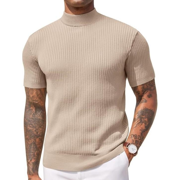 🔥 Men's Mock Turtleneck Sweater