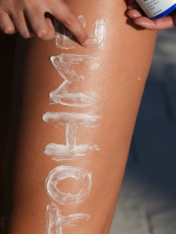 Crema calmante natural con musgo mariño & Avea - Eczema & Alivio da psoríase - Ocean Minerals - para pel sensible - Crema hidratante para eccemas para pel seca