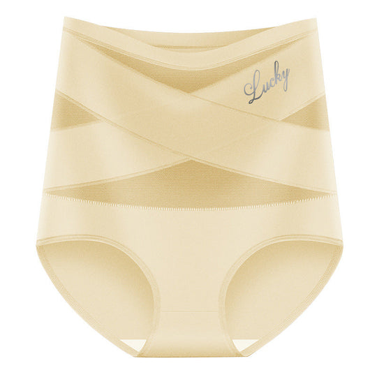 ✨Plus-Size High-Waist Cross Tummy Control Panties