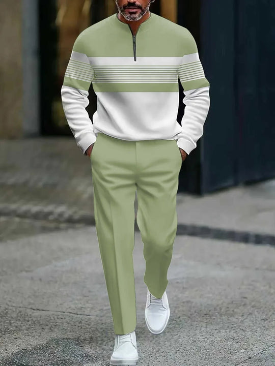🔥 Bold Graphic Style, Complete 2-Piece Look | Men's Pullover & Pants Set ⚡ Free Shipping