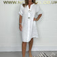 💖New Plus Size Button Up Tunic Dress