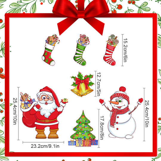 🎁Kerstuitverkoop 50% korting🎅 Magnetische sticker met kerstthema🎄Leuk, feestelijk & Gezinsvriendelijk!