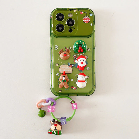 🎄Christmas Hot Sale 50% OFF🔥Christmas Tree Pendant Flip Mirror Case Cover For Phone🎅