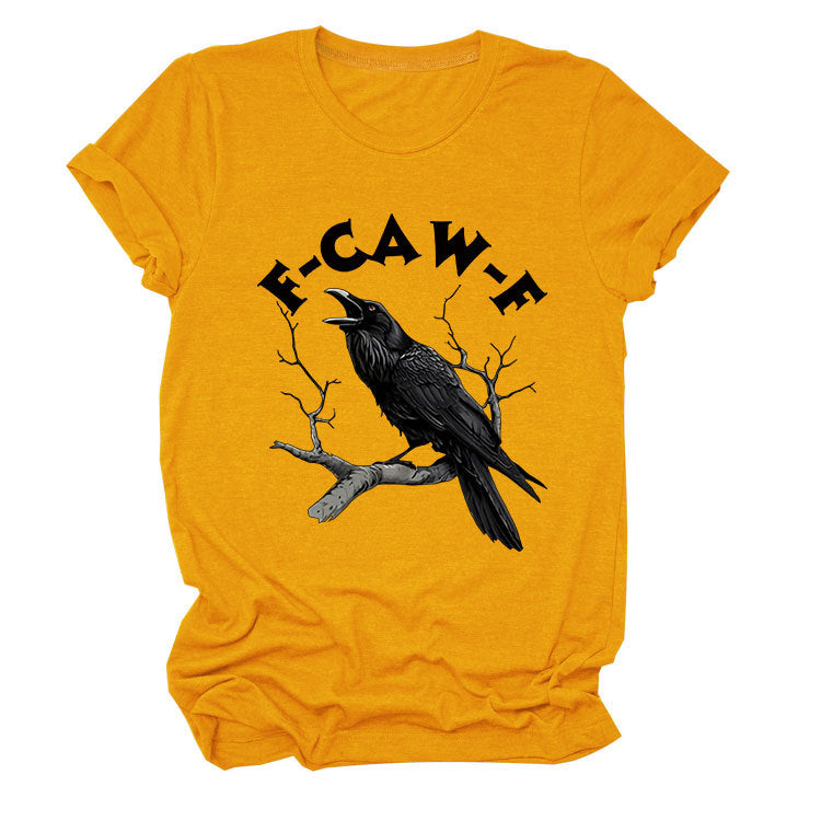 🤩Surprise Price: Only £14.99!!🖤🐦‍⬛F-Caw-F Funny Crow T-shirt