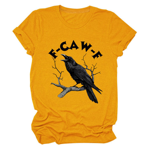 🤩Surprise Price: Only £14.99!!🖤🐦‍⬛F-Caw-F Funny Crow T-shirt