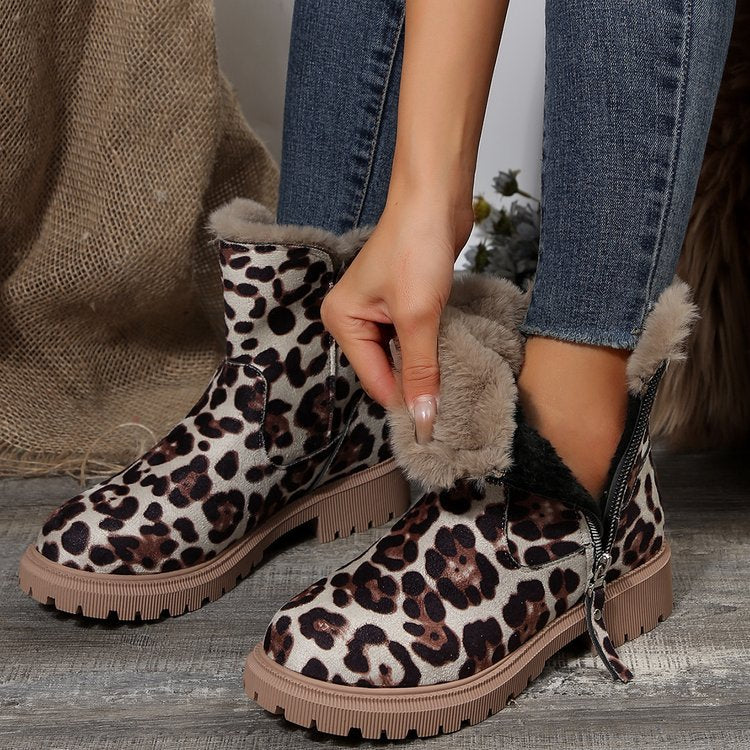 Women's Winter Fleece Snow Boots📢📢Flash Sale⚡: Ending in 3 Hours!⏰⏰